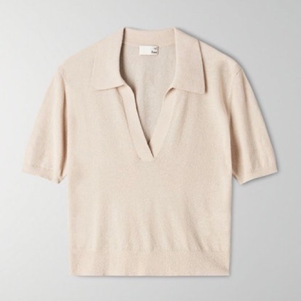 Aritzia Vonda Sweater Polo Shirt